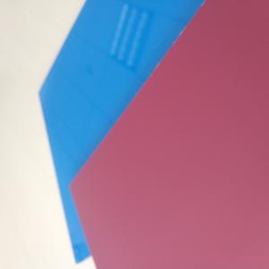 Surface Protection Aluminium Panel Sheet , Aluminum ACP Sheet Red Blue Coating Manufactures