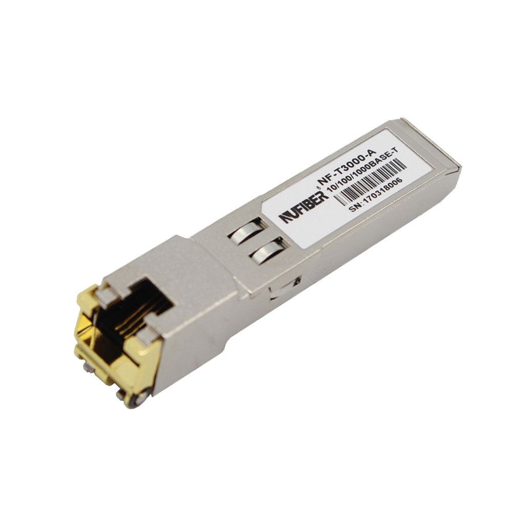  Gigabit Copper 1.25G Electrical RJ45 SFP Module 100m Compatible With Cisco Manufactures