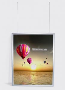  A3 Size Snap Frames For Posters , Wall Mounted Aluminium Poster Frames Manufactures