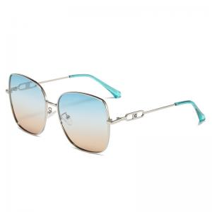  CE Square Ladies Large Sunglasses Metal Frame Flat Top Elastic Manufactures