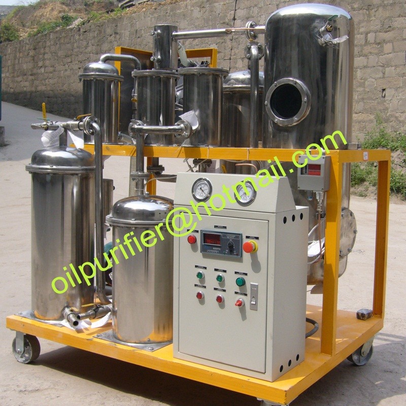China ISO9001 Cooking oil regenerator, virgin coconut oil filter machine, VCO coconut oil purifier, remove impurity and water on sale