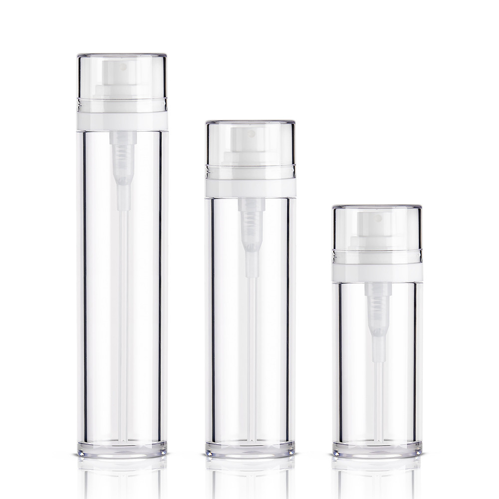 China Heavy Wall Crystal Plastic Cosmetic Bottles And Jars Set Various Capacity on sale