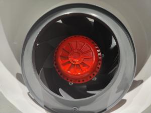  2657 Rpm Backward Centrifugal Fan 280mm 0.62kW Motor In Line Centrifugal Fan Manufactures