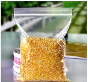 China Transparent Self Sealed Plastic Poly Bags with Bone and Concave Sealing Way on sale