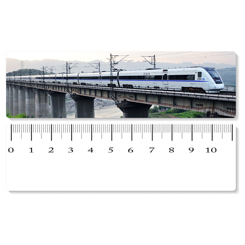  Eco - Friendly Custom Printed Plastic Rulers / 3D Printing Service With Railway Pattern Manufactures