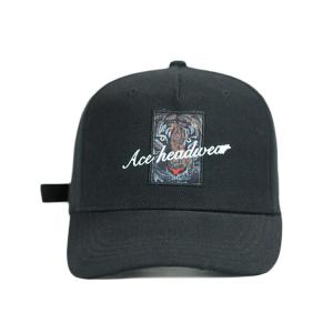  Fashion Adult Baseball Hats Sublimation Embroidery Patch Black Headwear Manufactures
