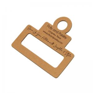 China Sustainable Recycled Kraft Paper Cardboard Hanger for Duster Cloth Cleaning Cloth on sale