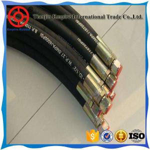 China 4 inch Black SAE 100R1AT high pressure high Temperature Hydraulic Rubber Hose hose assembly on sale