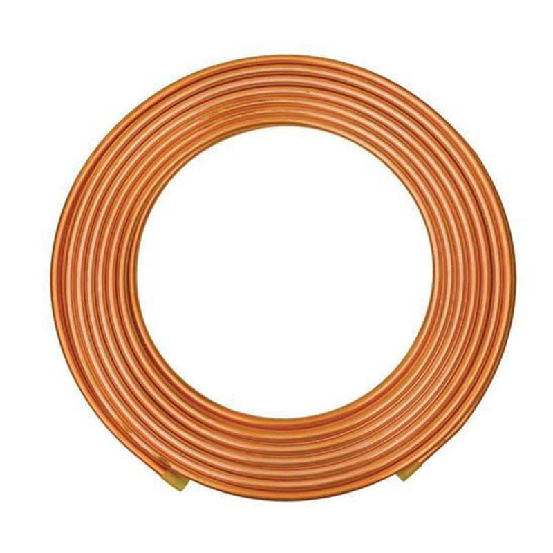 Quality C1100 C12200 Copper Pancake Coil Pipes 1/4'' 3/8'' 1/2'' 3/4'' 15meters For Air Conditioner for sale