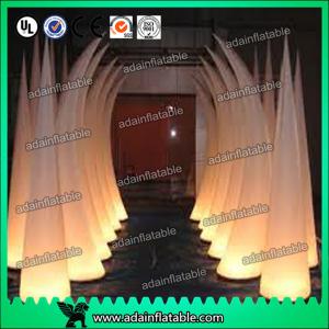  3M 210T Polyester Cloth Wedding Event Decoration Inflatable Tusks Manufactures