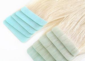 China Glossy Blonde Tape In Hair Extensions High Durability No Split Easy To Wear on sale