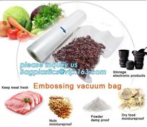  Embossing Plastic Vacuum Packing Pouch Embossed Food Vacuum Sealing Storage Bag Rolls Kitchen Vacuum Storage Embossed He Manufactures