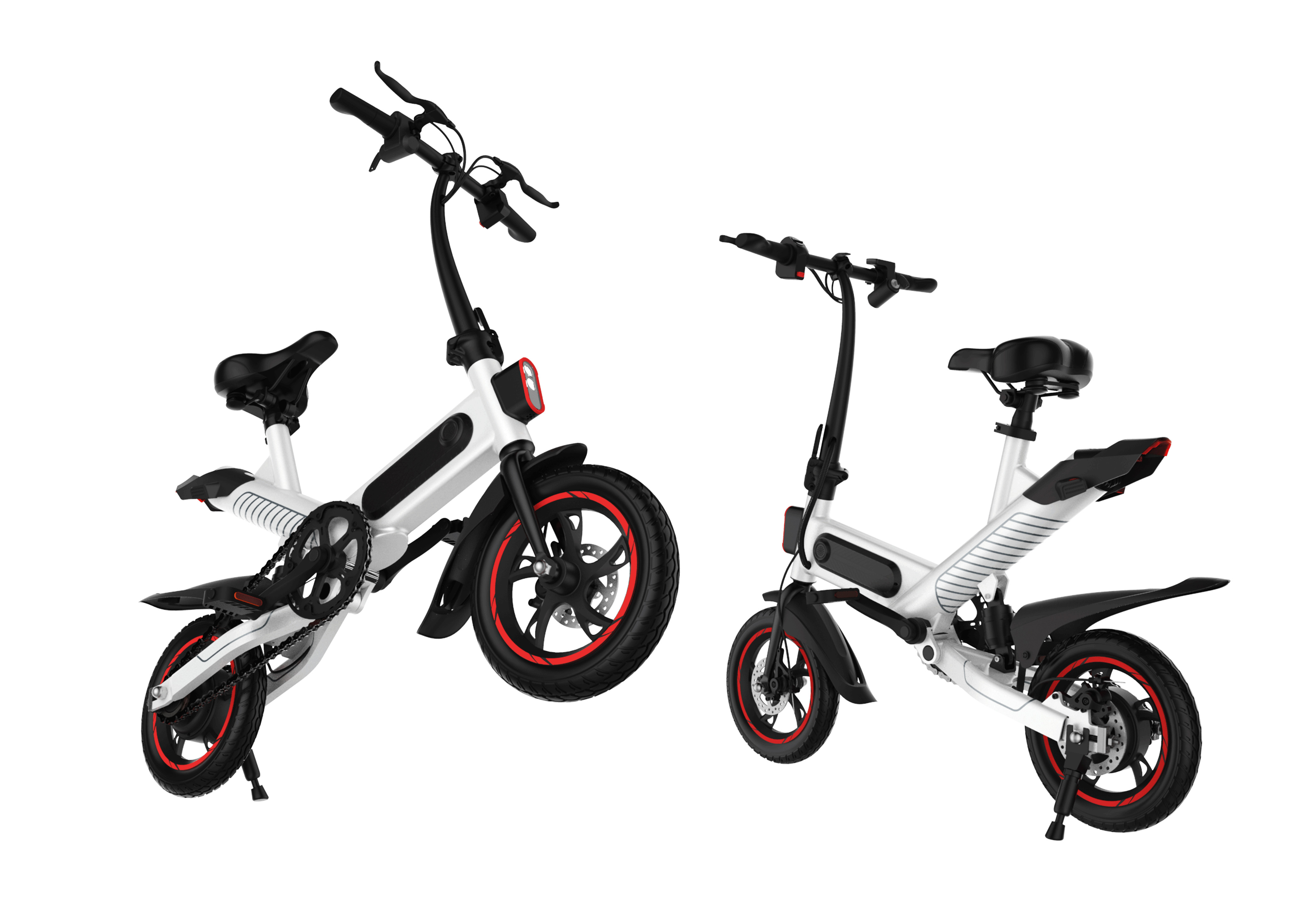 Quality Collapsible Electric Powered Bicycles ,  City E Cycle Lightweight Foldable Bike for sale