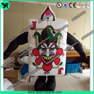  Festival Event Parade Wlking Inflatable Poker Costume Moving Customized Inflatable Manufactures