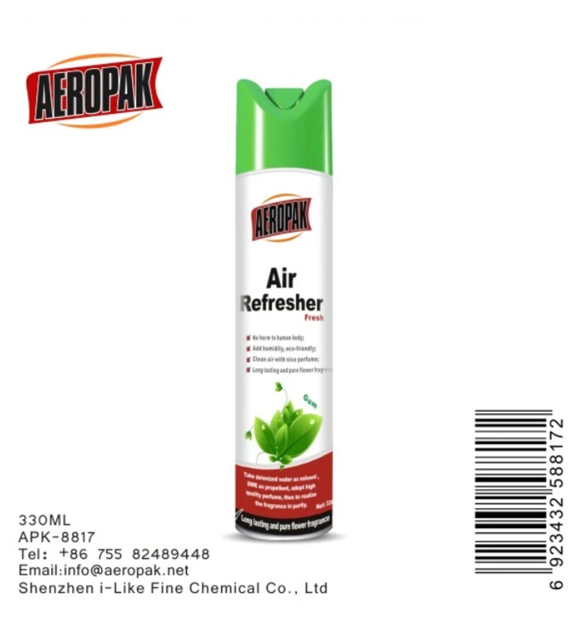  AEROPAK air refresher Manufactures