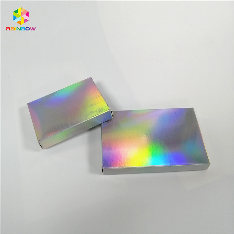 China Glossy Paper Hologram Paper Box Packaging Custom Cardboard Diving Facial Mask Pack on sale