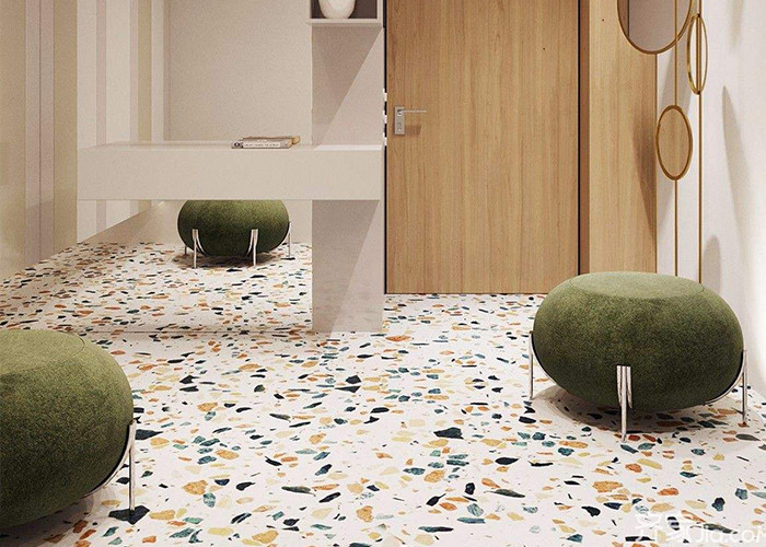  300*300mm 800*800mm Terrazzo Ceramic Tile For Reception Desk Countertop Manufactures
