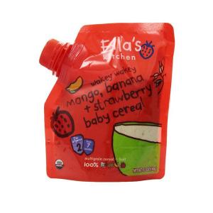 China Doypack Reusable Baby Food Pouches BPA Free With Corner Spout on sale