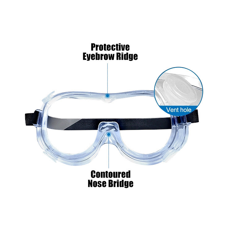  Fully Enclosed 5.9 L X 2.95 W Disposable Protective Eyewear Manufactures