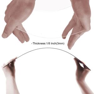  Hardest Thermoplastic 2 Pack Clear Acrylic Sheets 12 X 16 X 1/8 Inch 3Mm Manufactures