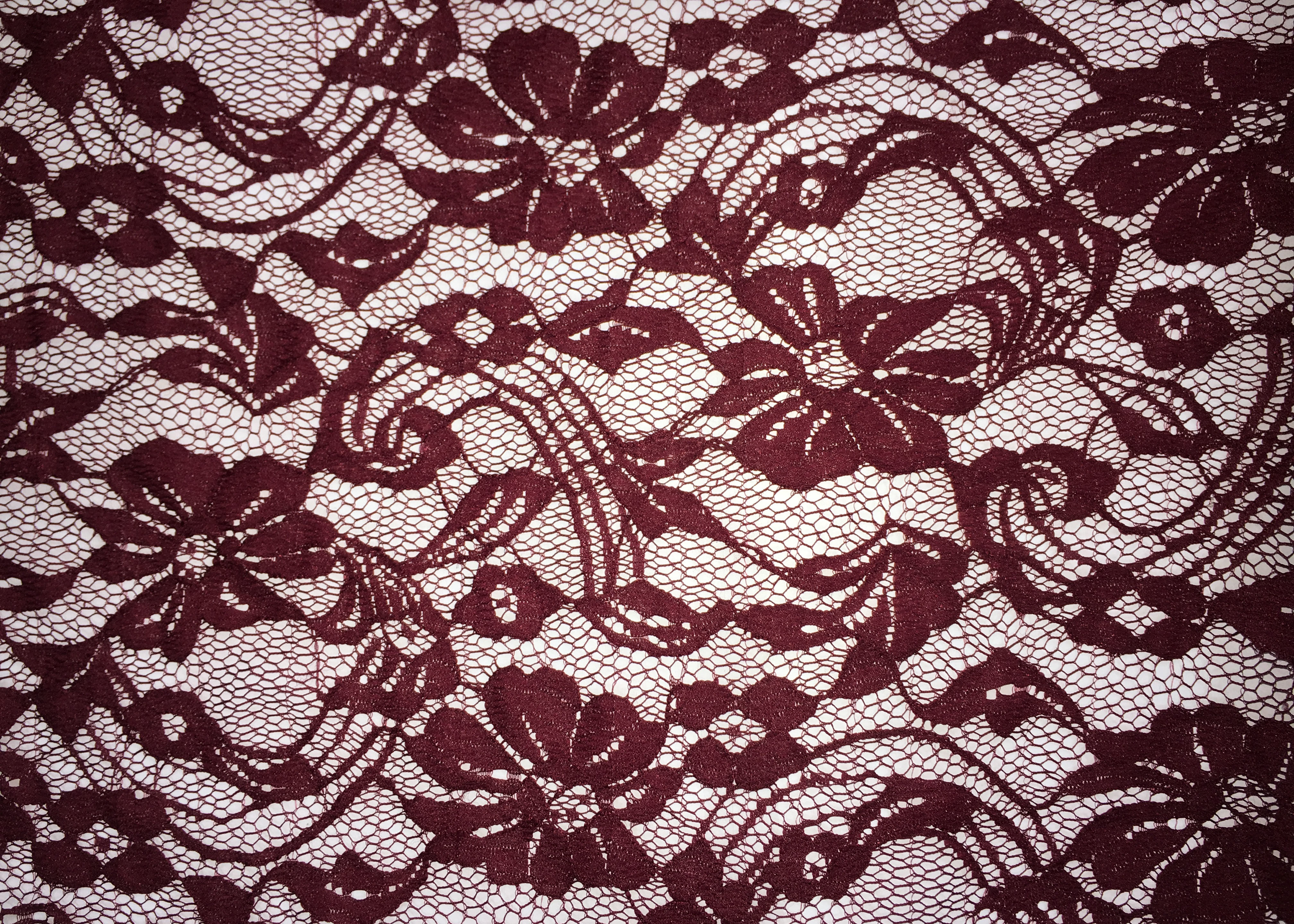  Beauty Chemical Lace Fabric / Cupion Lace Fabric With Polyester / Cotton Material Manufactures