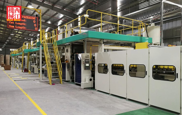 3 5 7 Ply High quality Corrugated Cardboard Production Line