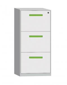 China Lockable 3 Drawer Steel Filling Cabinet For Office And Home RAL color Available on sale