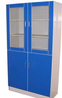 Quality Lockable 2 Door Fireproof Storage Cabinet , Office Steel Laboratory Storage Cabinets for sale