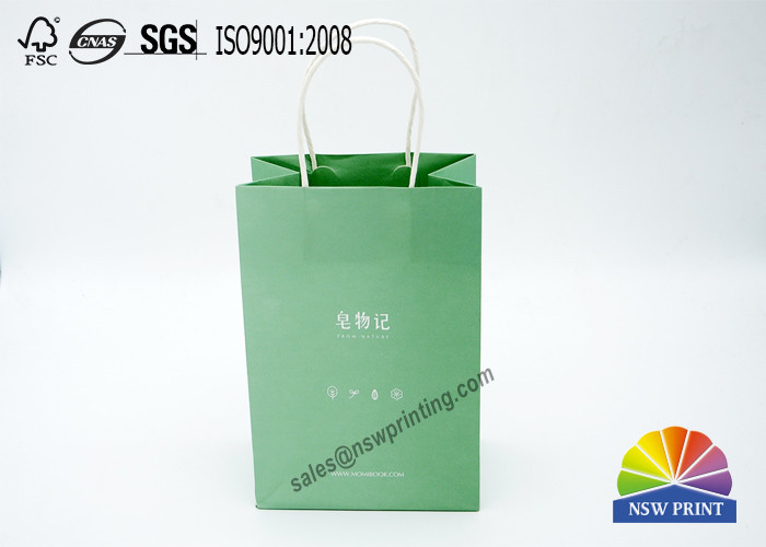 Quality Luxury Printed Custom Paper Shopping Bags Paper Gift Bag For Soap for sale