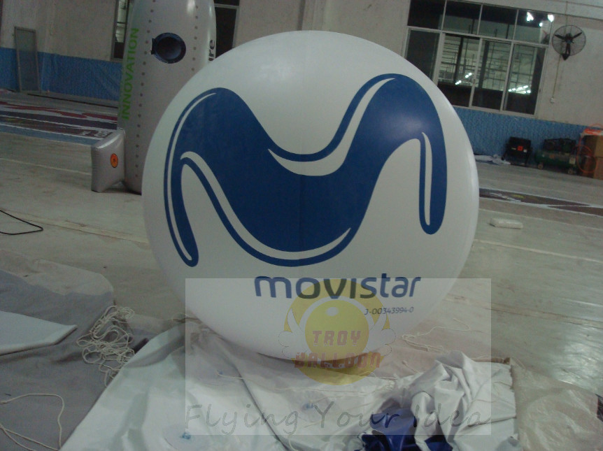  Fantastic Event Advertising Helium Balloons Infalatable Round Shape Manufactures