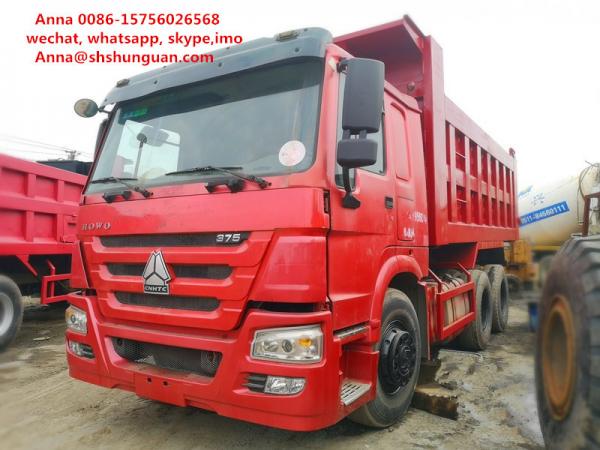 Quality 25 30 40 Ton Used Howo Dump Truck More Than 8L Engine Capacity Diesel Fuel for sale