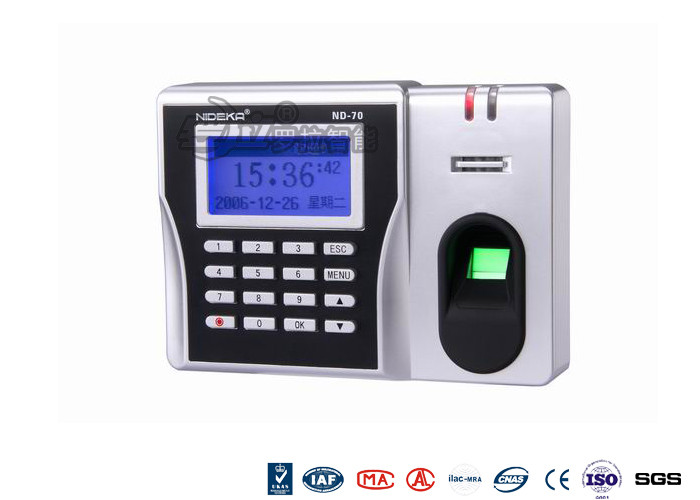 ABS Epoxy Security Biometric Fingerprint Reader , IP67 Electronic Attendance System Manufactures