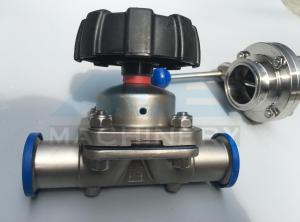  Stainless Steel Three Way Sanitary Diaphragm Valve (ACE-GMF-C1) Manufactures