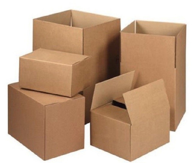 China Brown / White Small Cardboard Boxes With Lids CMYK Printing Eco - Friendly on sale