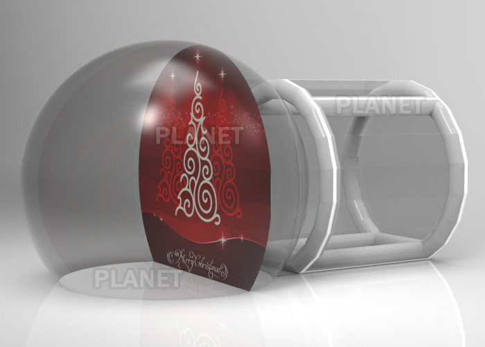  Custom Backdrop Inflatable Christmas Photo Snow Globes With Tunnel Manufactures