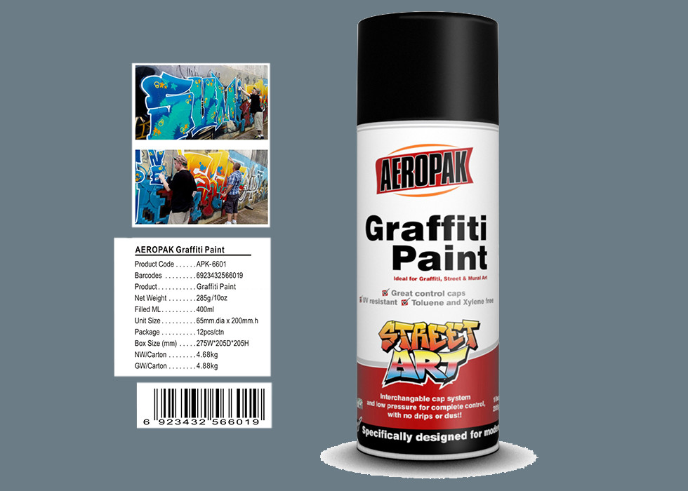  Grey Color Graffiti Wall Painting Easy Construction Operation Drying Quickly Manufactures