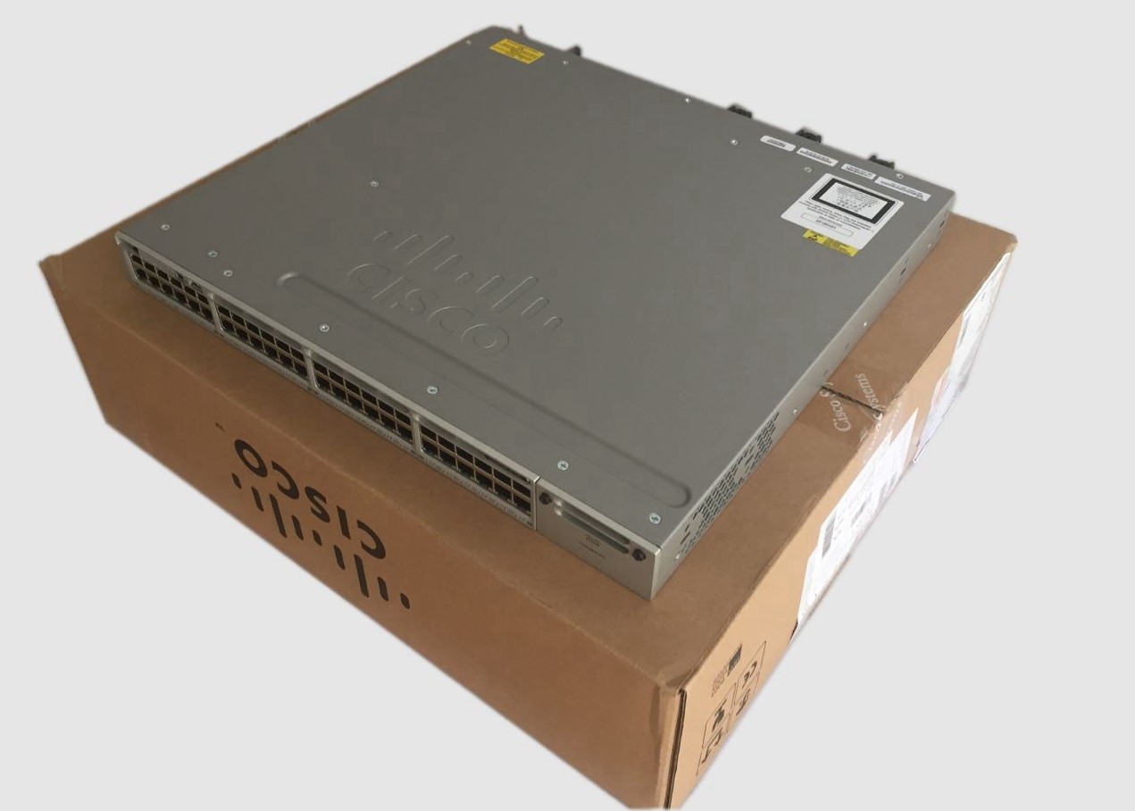  WS-C3850-48F-L Cisco 3850 Network Ethernet Gigabit Lan Switch POE , High Speed Ethernet Fast Switch 3 Layer Manufactures