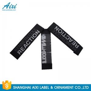  Good Feeling - Touch Custom Printed Clothing Labels , Soft Woven Garment Labels Manufactures
