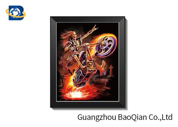 Full Color Custom Lenticular Pictures Framed 3D Poster 0.2 Mm To 5.0mm Thickness