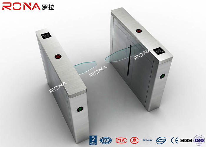  Laser Cut One Armed Turnstile Security Systems 1 Second Opening / Closing Time Manufactures
