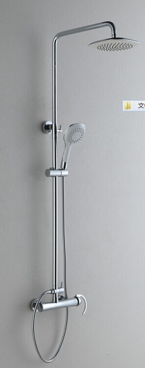  Plating Chrome Single Handle Tub / Shower Faucet Engneering ABS Top shower Manufactures