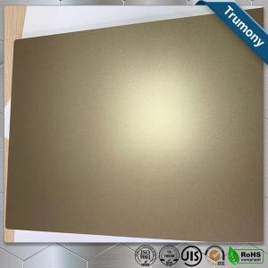  Golden Scrub 	Aluminum Flat Plate Based On PE Layer Decoration Building Manufactures