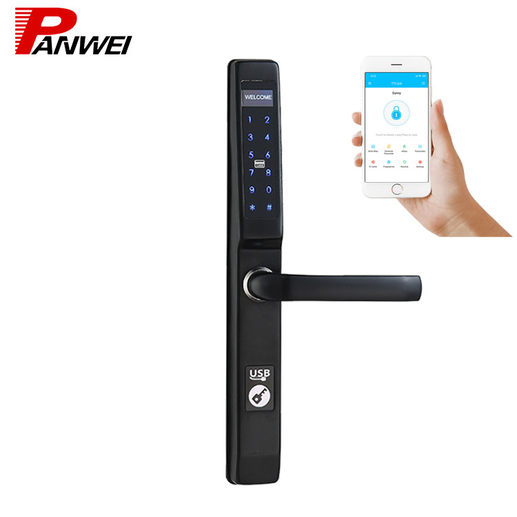 Buy cheap Remote Control Passcode Lock Support Code Bluetooth APP Card Access Door Lock from wholesalers