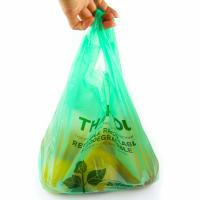 China 40 % Bio Based Biodegradable Plastic Shopping Bags , Eco Friendly Plastic Bags for sale