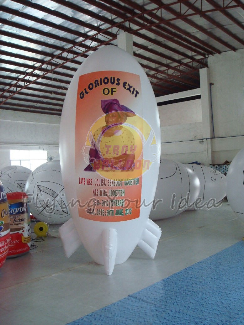  Political Advertising Balloon with Two Sides Digital Printing for Celebration Day Manufactures