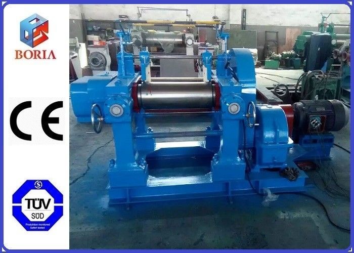 Long Service Life Rubber Processing Equipment 1200mm Roller Working Length