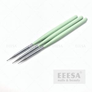  Mint Green DIY Nail Dotting Tools Wooden Handle With Different Tips Manufactures