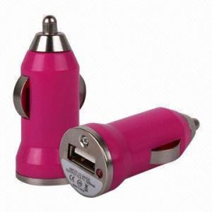  Mobile Phone Car Chargers with 5.0V Output, Available in Different Mobile Phone Models Manufactures