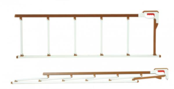 Quality OEM Hospital Bed Side Rail Guard With Aluminum Alloy Lightweight 1360*420mm for sale