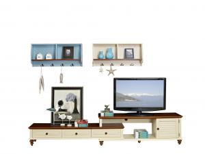  Mediterranean Style Living room Furniture by TV wall unit set Floor stand and Storage cabinet Manufactures